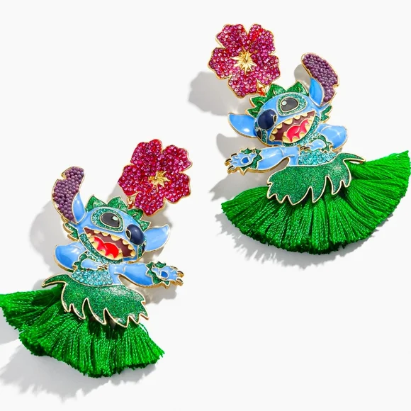 【Baublebar】★ピアス★ Stitch Disney Hula Earrings BaubleBar | Jewelry | Baublebar Disney Stitch Hula Earrings